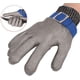 thumbnail image 3 of Guantes resistentes a cortes Guantes de red de mantequilla de alambre de acero inoxidable 316L Guante protector para nivel 5 GL09 XS (un guante), 3 of 6