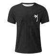 thumbnail image 5 of Black T Shirts for Men Slim Fit Short Sleeve Big & Tall Breathable Gym & Tennis Tshirts Loose Fit Solid Color Crew Neck Casual Beach Basic T Shirts, 5 of 5