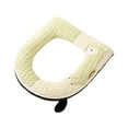 thumbnail image 2 of Fwttom Coussin de Siège de Toilette Domestique Utilisation Housse de Siège de Toilette Tricotée Saison Lavable Coussin de Siège de Toilette Forme en O, 2 of 6