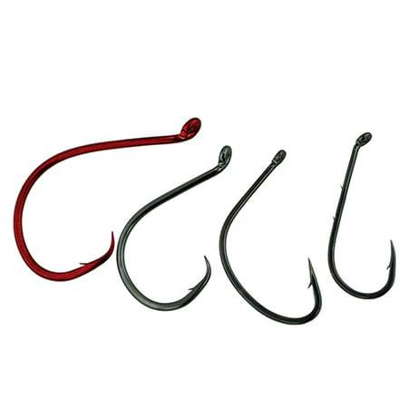 Gamakatsu Catfish Hooks Sizes 1/0, 4/0, 6/0, and 8/0, Assorted Colors, Per (Best Size Hook For Catfish)