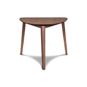 New Classic Furniture Oscar 3 Piece Mid Century Dining Table Set, Brown