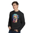thumbnail image 3 of Hippie Shiba Inu Portrait oil painting Watercolor Tie-dye Vintage Sweatshirt Unisex Merch Shibas Dog Lovers Gifts Idea - 00015, 3 of 6