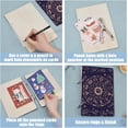 thumbnail image 4 of Zodiac Roulette Greeting Card Holder Organizer Wooden Card Keeper Binder Planning Book Divination Birthday Cards Keeper Photo Album Cover Graduation Wedding Planner Journal Keepsake Gift, 4 of 7
