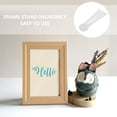 thumbnail image 6 of 10pcs Adhesive Trapezoid Easel Back Stand Picture Frame Photo Frame Holders Table Number Frames For Displaying Photo And Albums, 6 of 6