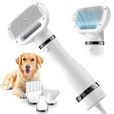 Kispnanapet Pet Hair Dryer, Portable Handheld Dog Grooming Dryer with Adjustable 3 Temperatures Settings, High Velocity Pet Force Dryer
