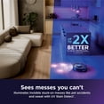 thumbnail image 3 of Shark PowerDetect UV Reveal 2-in-1 Robot Vacuum & Mop, NeverTouch Pro Base 60-Day, Pet Friendly, UV Stain Detect, RV3020XE, 3 of 11