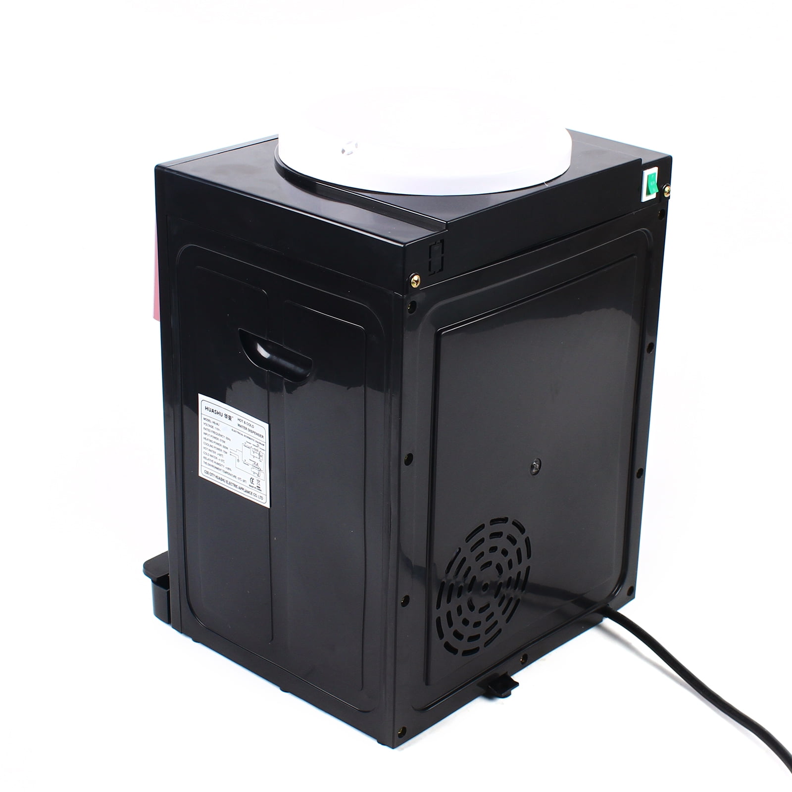 TOOL1SHOoo Electric Hot and Cold Water Cooler Distributor 110V Rose Gold and European White for Home Office Use