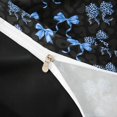 thumbnail image 4 of spefrowx Cheetah Print Bow Twin Duvet Cover for Women, Black Blue Cartoon Bowknot Twin Bedding, Black Reversible, 2 Pieces, 1 Duvet Cover and 1 Pillowcase, 4 of 6