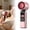 Pink, variant on Portable Foldable Fan with Ice Cooling, Speed Adjustable Handheld Fan Stand,Rechargeable Personal Fan with Digital Display, Essential for Summer,Travel,Outdoor