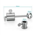thumbnail image 2 of Stainless Steel Barbecue Weights Set Utensil Bbq Tool Kit Weight Support Counter Secure Grilling, 2 of 8