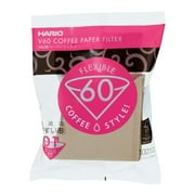 Hario V60 Size 01 Paper Coffee Filters (Brown, 100-Pack)