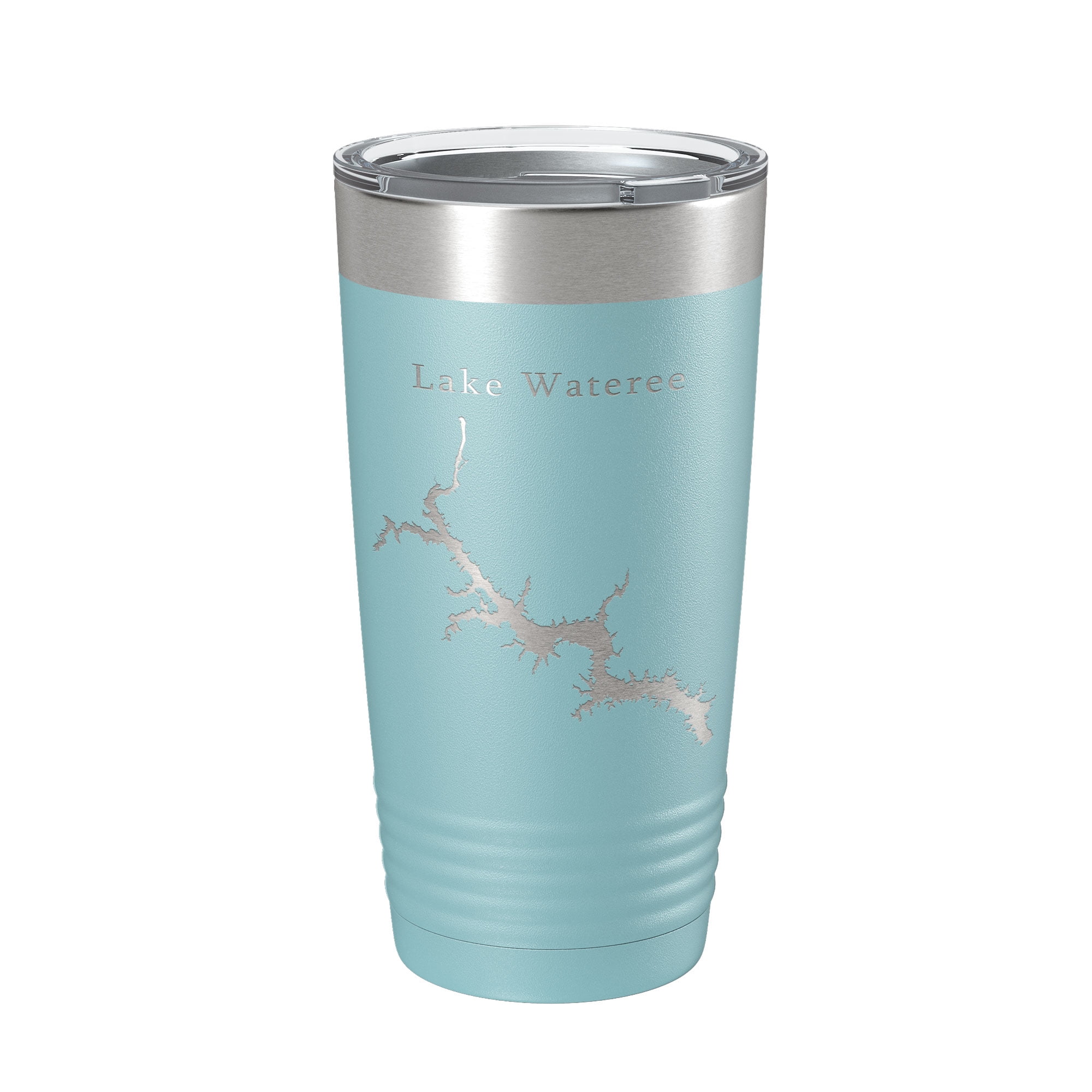 Lake Wateree Stumpy Pond Map Tumbler Travel Mug Insulated Laser ...