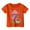 Orange, variant on Toimothcn Girls T-Shirts Casual Cartoon Dinosaur Printed Round Neck Short Sleeve Cool Breathable Tee Shirt Comfy Girls Summer Clothes 2-3 Years