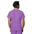 thumbnail image 2 of Adar Universal Unisex Scrubs - V-Neck Tunic Scrub Top - 601 - Lavender - 2X, 2 of 7