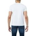 thumbnail image 2 of HEADS OR TAILS Mens Saber Tooth Tiger Rhinestone Short Sleeve T-Shirt, White, M, 2 of 5