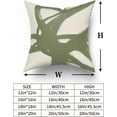 thumbnail image 6 of Sage Green Abstract Art Line Pillow Covers 20x20 Set of 2 Modern Print Decorative Pillowcases Farmhouse Throw Cushion Case Decor for Couch Sofa Bed, 6 of 6