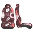 thumbnail image 3 of ZNDUO Abstract Pastel Flowers Pattern Car Seat Covers, Breathable Polyester Universal Seat Covers for Cars, 2PCS Car Seat Covers Front Seats Only, 3 of 8