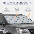 thumbnail image 4 of Haiem Turtles And Shells Car Windshield Sun Shade (2 Pieces) Foldable Windshield Sun Shade Car Accessories for Truck SUV Pickup-Large, 4 of 7
