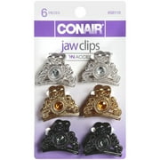 ***Discontinued***Conair Jaw Clips 58110, 6ct