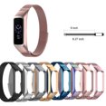 thumbnail image 3 of GoldCherry For Galaxy Fit-e SM-R375 Watch Bands,Men's Women's Milanese Loop Stainless Steel Mesh Replacement Samsung Galaxy Fit-e SM-R375(Rose Gold), 3 of 5