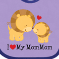 thumbnail image 4 of Inktastic I Love My Mommom Boys or Girls Baby Bib, 4 of 4