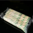 thumbnail image 1 of Nvzi 100 Pairs 8 Inch Disposable Chopsticks, Separated Sleeved Individually Wrapped Disposable Bamboo Chopsticks, Bamboo Wooden Chopsticks for Noodles, Sushi, Asian Food, 1 of 4