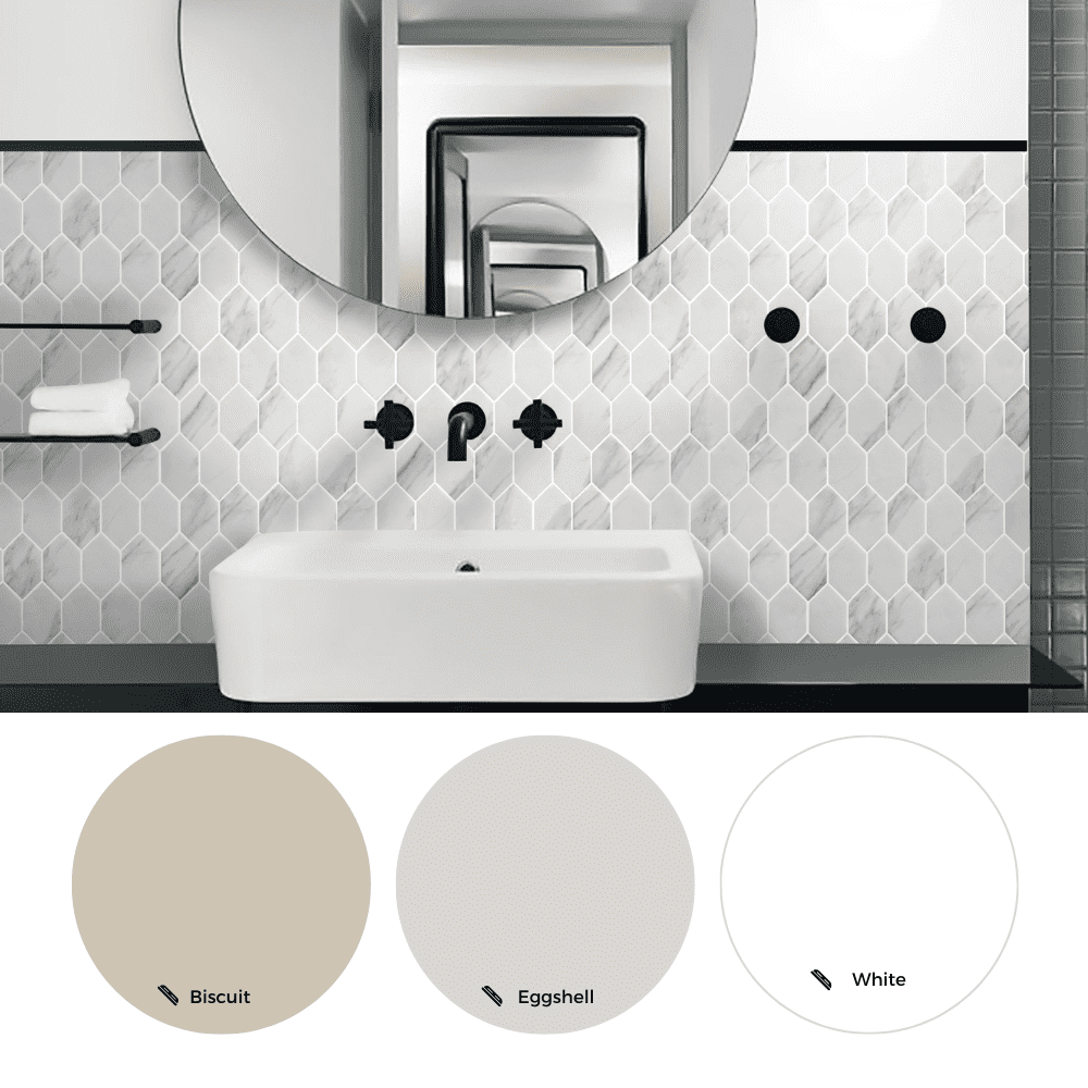 The Tile Life Recycled Serenity 4" x 4" Carrara Matte Glass Mosaic Tile Sample, 1 Piece