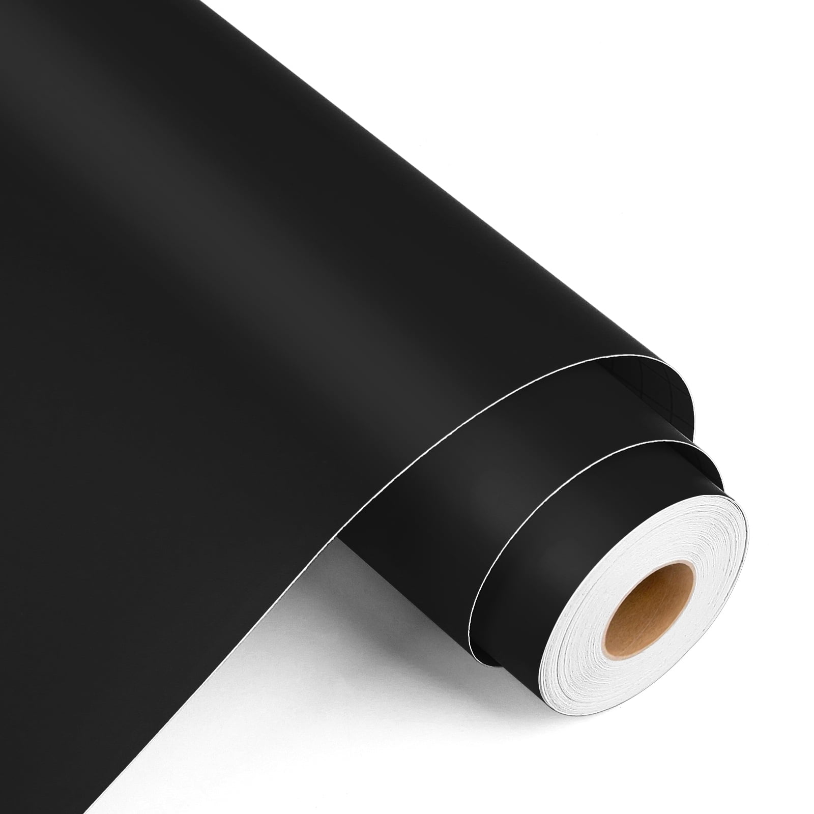 Lya Vinyl Matte Black Permanent Vinyl for Cricut, 12" x 25Ft Vinyl Roll