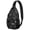 Nebula, variant on Rocket and Spacecraft Sling Backpack, Moon and Sun Design, Galaxy Nebula Crossbody Bag for Outer Space Lovers