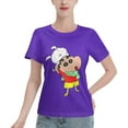 thumbnail image 1 of Women's Basic Short Sleeve T-Shirt Crayon Shin Chan, 1 of 6