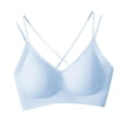 thumbnail image 2 of Bralettes con relleno, sujetador suave sin aros, camiseta, sujetador con tiras de gelatina, sujetador para mujer SG, 2 of 8