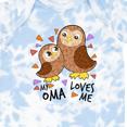 thumbnail image 4 of Inktastic My Oma Loves Me- Cute Owl Family Boys or Girls Baby Bodysuit, 4 of 5