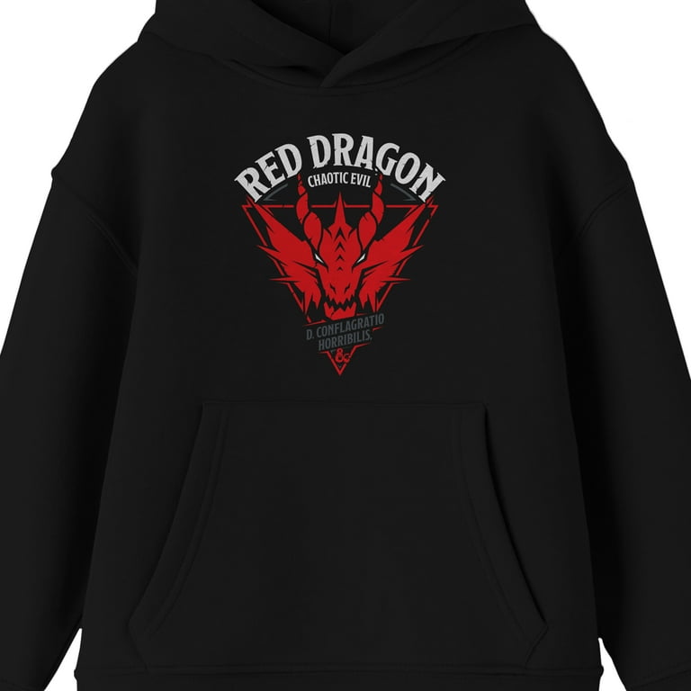 Red dragon sweatshirt sale