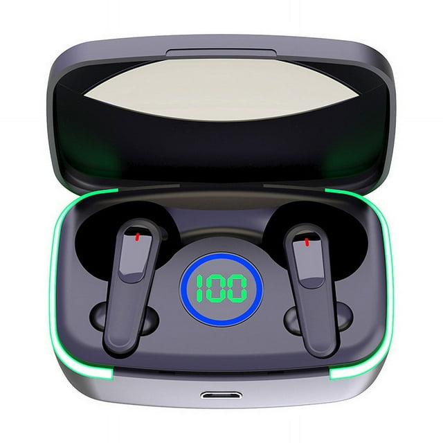 Auriculares Bluetooth A6S, miniauriculares deportivos inalámbricos digitales binaurales TWS 5.1