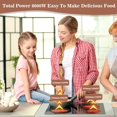 thumbnail image 3 of Hobsir 4 Burner Electric Cooktop, Touch Control Built-in Electric Stove 24 inch Ceramic Cooktops with Glass Protection Metal Frame,Timer & Kid Safety Lock, 220-240v 6000W, Hard Wired(No Plug), 3 of 7
