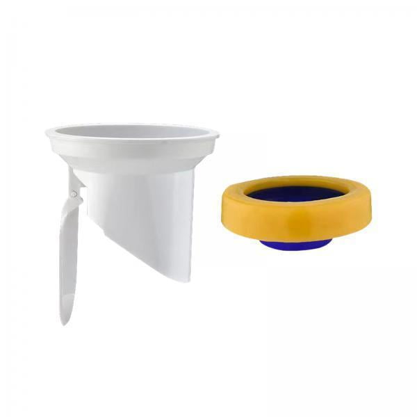 2xToilet Brida Anillo Tapón De Olor Dispositivo De Bloqueo De Olores Para El Hogar Del Baño Del Hotel