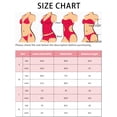 thumbnail image 6 of DARING DIVA Women's Front Cross Contrast Color Bikini Sets Large Orange Yellow, 6 of 6