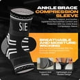 thumbnail image 2 of Special Essentials 1 Pair Ankle Brace for Men & Women: Relief for Plantar Fasciitis, Arch Support, Heel Spur Pain, Foot Swelling, Achilles Tendonitis, Ankle and Foot Compression Sleeve Sock, 2 of 7