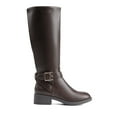 thumbnail image 6 of DREAM PAIRS Women's Knee High Riding Boots Comfortable Low Chunky Heel Boots  Side Zipper Round Toe Casual Classic Ranching Boots, 6 of 7