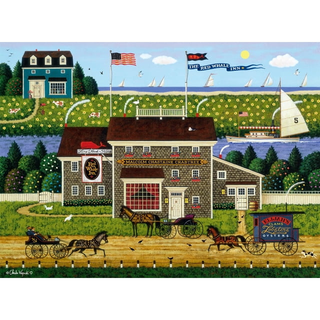 Rompecabezas Buffalo Games Charles Wysocki Red Whale Inn