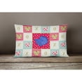 thumbnail image 3 of Super Delta Tail Betta Love Canvas Fabric Decorative Pillow Red, 3 of 3