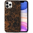 thumbnail image 1 of Case Yard Wooden Case for iPhone-12/12-Pro Soft TPU Silicone cover Slim Fit Shockproof Wood Protective Phone Cover for Girls Boys Men and Women Supports Wireless Charging Vintage Sea Design, 1 of 7