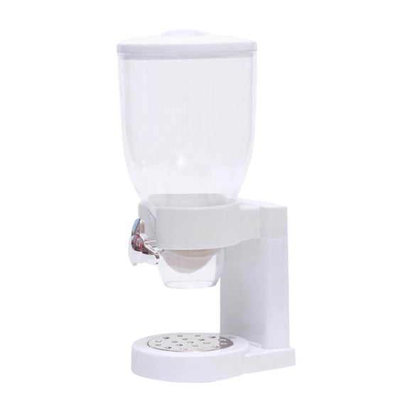 Toystoory Cereal Dispenser Tight Dry Food Storage Container for Hotel Lobby Pantry Almacenamiento y organización del hogar Blanco