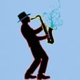 thumbnail image 3 of CafePress - Saxophone Player Light T Shirt - Men's Classic Graphic T-Shirt, 3 of 4