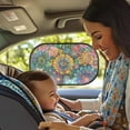 thumbnail image 2 of KUIFORTI Mandala Flower Car Window Shades for Side Window, 20.47"x12.59" Sun Shade for Car Window, 2 Pack Foldable Automotive Sun Protection Baby from UV and Sun Glar, 2 of 8