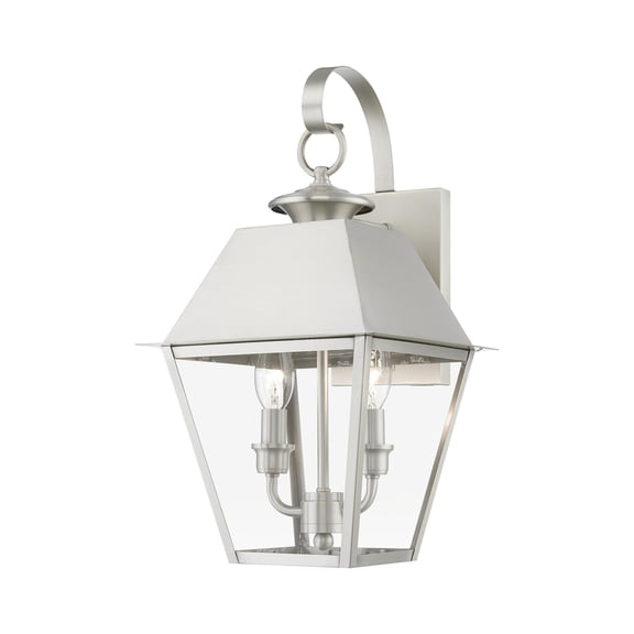 Livex Lighting - Wentworth - 2 Light Medium Outdoor Wall Lantern In Classic