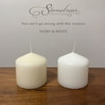 thumbnail image 6 of Stonebriar Collection Unscented Ivory Pillar Candle, 3-Pack, 3" x 3", 18-Hour Burn Time, 6 of 6