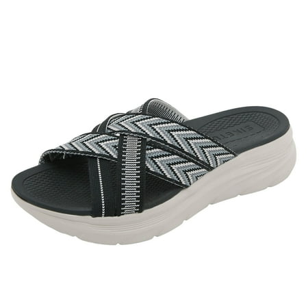 

Women S Sandals Summer For Lightweight Sporty Comfortable Elastic Large Size Thick Soled Slippers