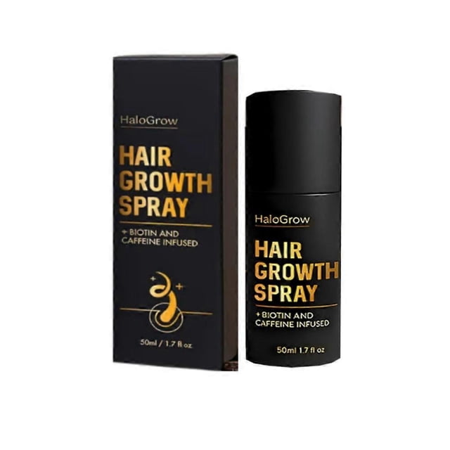 3pcs 50ml HaloGrow Hair Growth Spray Reduce Hair Loss Biotin Hair Thickening Gentle Regrowth Mist For Women & Men