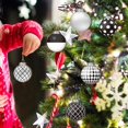 thumbnail image 5 of 12 piezas de adornos navideños de bolas de 8 cm, decoración de árbol de Navidad de madera otoñal, adornos de árbol de Navidad irrompibles, colgante decorativo, 5 of 5